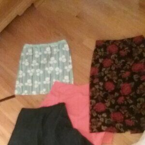 4 Size 12P Skirts